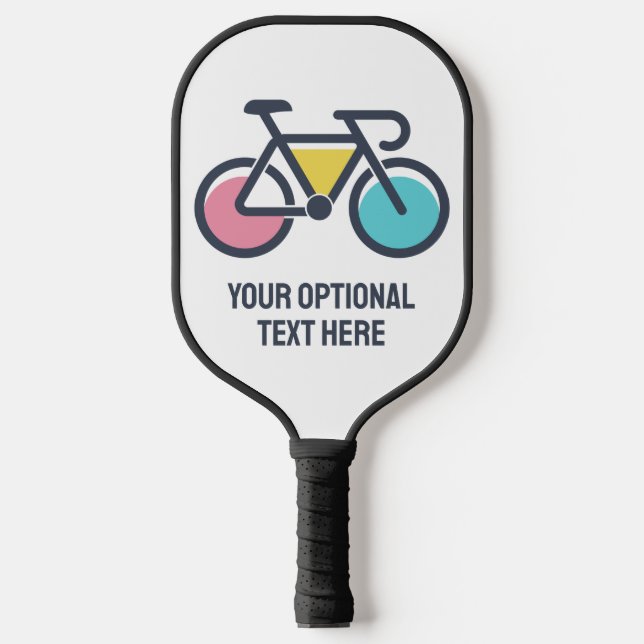 Custom Text Cycling Pickleball Paddle (Front)