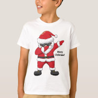 Custom Text Dabbing Dancing Santa