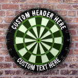Custom Text Darts board Dart Board<br><div class="desc">The Custom Text Darts Board is a high-quality, customizable dartboard that allows you to personalize your own text at the top and bottom. The board is made from durable, premium quality materials, ensuring longevity and reliable performance over time. This dartboard is perfect for individuals or businesses looking to add a...</div>