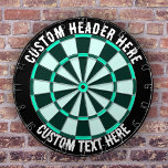 Custom Text Darts board Dart Board<br><div class="desc">The Custom Text Darts Board is a high-quality, customizable dartboard that allows you to personalize your own text at the top and bottom. The board is made from durable, premium quality materials, ensuring longevity and reliable performance over time. This dartboard is perfect for individuals or businesses looking to add a...</div>