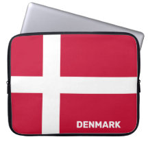 Custom Text Denmark Flag
