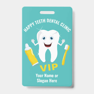 Custom text Dental Clinic badge