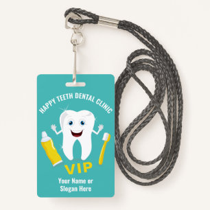 Custom text Dental Clinic badge