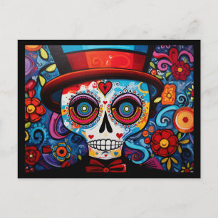 Custom text 💀 Día de Muertos Postcard