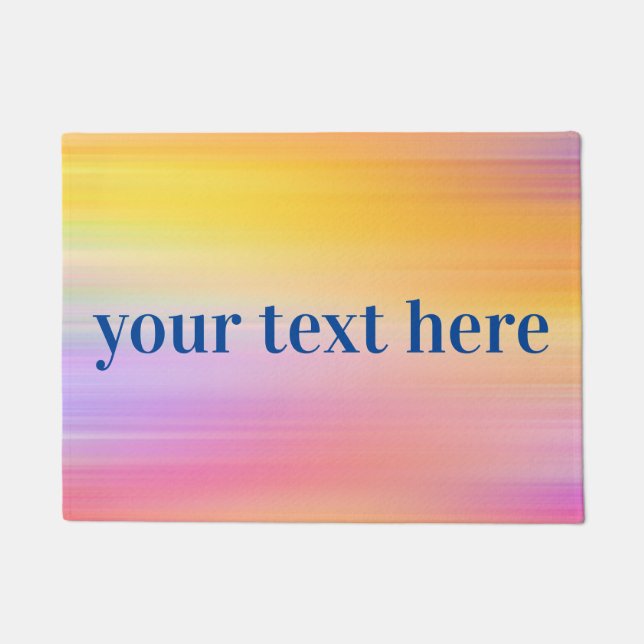 custom text doormat (Front)