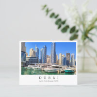 Custom text,  Dubai, United Arab Emirates Postcard