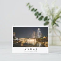 Custom text,  Dubai, United Arab Emirates Postcard