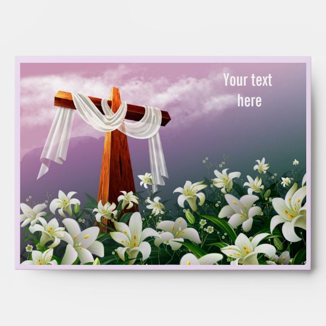 Custom Text . Easter Offering Envelopes (Front)