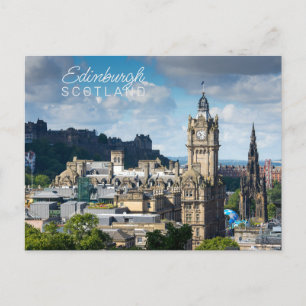Custom Text Edinburgh Scotland Postcard