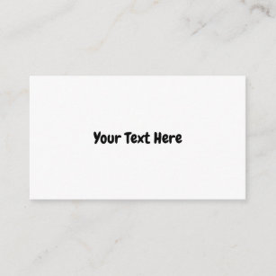 Custom Text  Enclosure Card