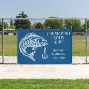 Custom Text Fish Banner
