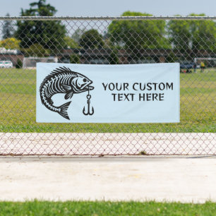 Custom Text Fish Banner