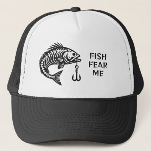 Custom Text Fish Trucker Hat