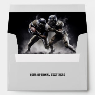 Custom Text Football Envelope