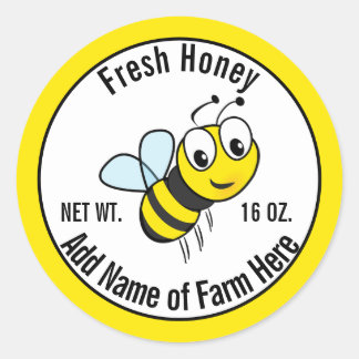 Custom Text for Honey Jar Label