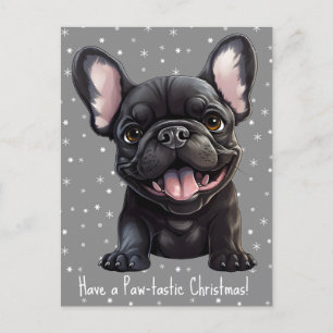 Custom text 🐶Frenchie puppy Birthday Postcard