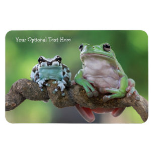Custom Text Frog Magnet