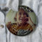 Custom Text Funeral/Memorial Tribute Photo Button