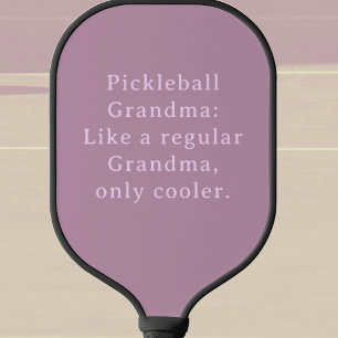Custom Text Funny Grandma  Pickleball Paddle