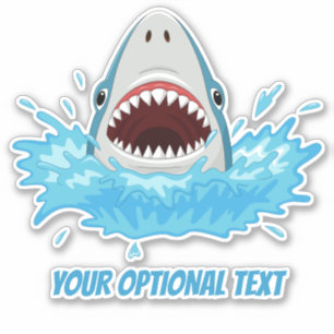 Custom text Funny Shark