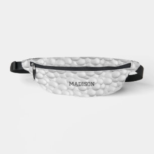 Custom Text Golf Balls Fanny Pack