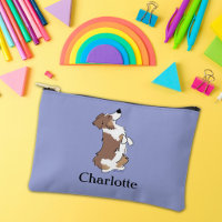 Custom Text Good Dog Aussie Fun Zipper