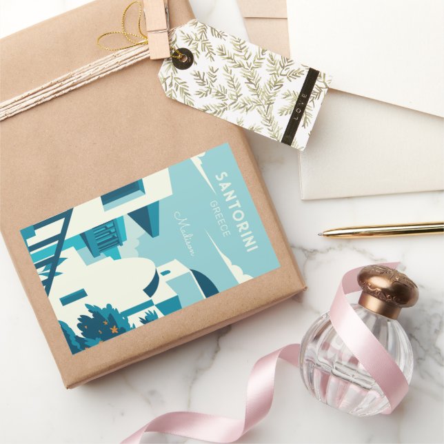 Custom Text Greece Sticker (Gifting)