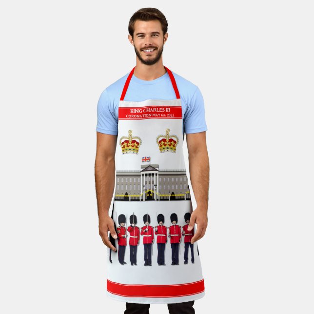 Custom Text Grenadier Guards on Parade Apron (Worn)