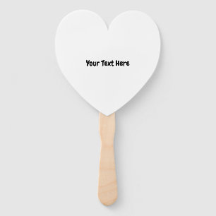 Custom Text  Hand Fan