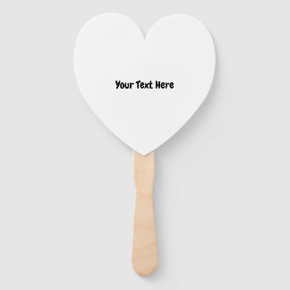 Custom Text  Hand Fan