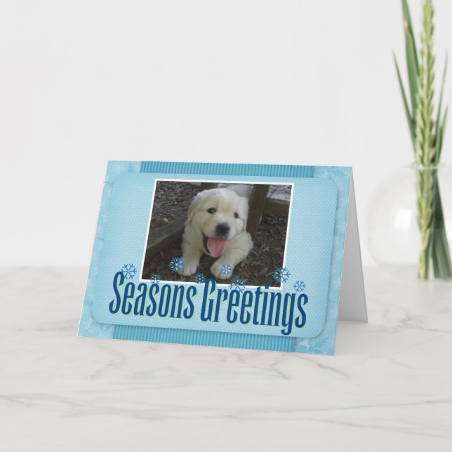 Custom Text Holiday Card 1 (Front)