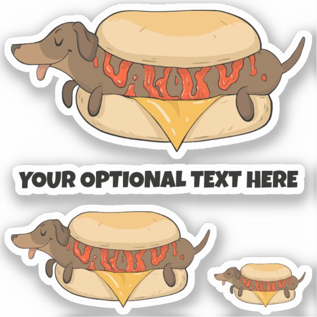 Custom Text Hot Dog (Front)