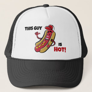 Custom Text Hot Dog Trucker Hat