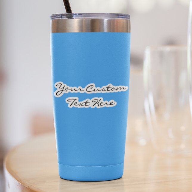 Custom Text Insulated Tumbler Decal Laptop Label (Creator Uploaded)