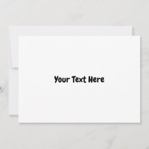Custom Text Invitation