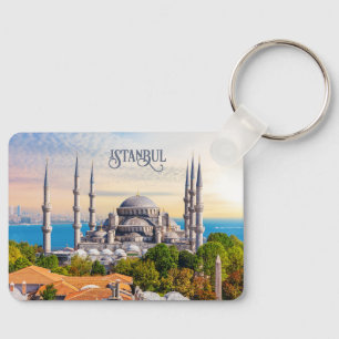 Custom Text Istanbul Keychain
