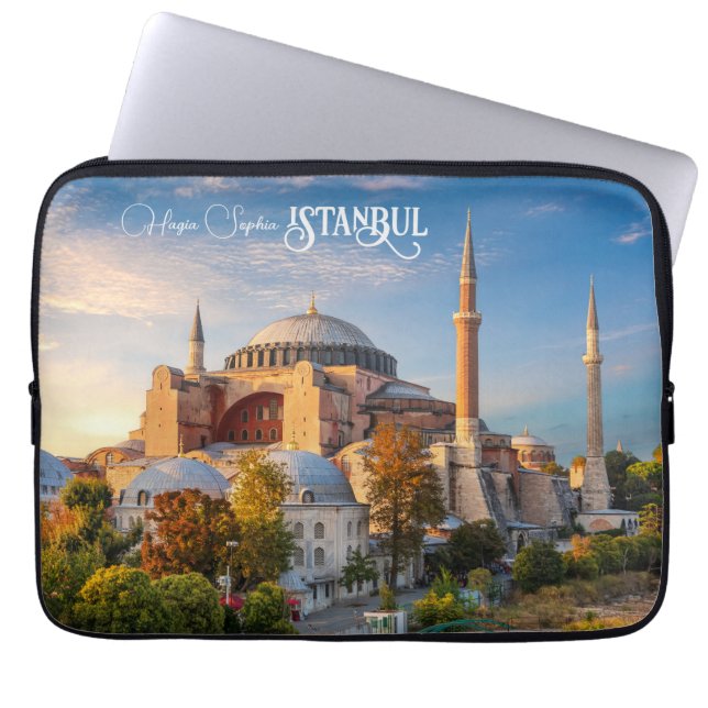 Custom Text Istanbul Laptop Sleeve (Front)