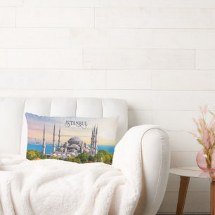 Custom Text Istanbul Lumbar Pillow