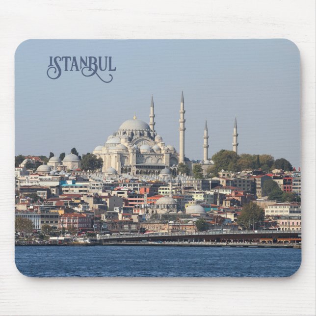 Custom Text Istanbul Mouse Pad (Front)