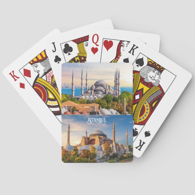 Custom Text Istanbul Playing Cards (Back)