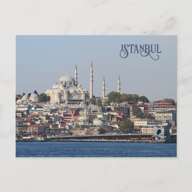 Custom Text Istanbul Postcard (Front)