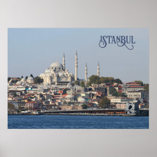 Custom Text Istanbul Poster