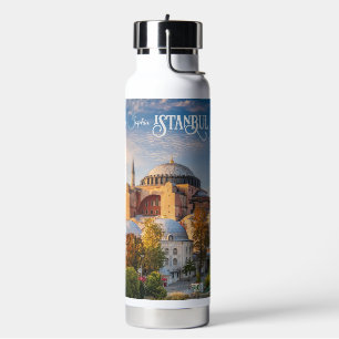 Custom Text Istanbul Water Bottle