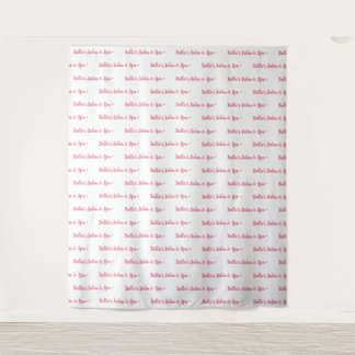 Custom Text Logo Event Backdrop Step and Repeat Tapestry