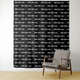 Custom Text Logo Event Backdrop Step and Repeat Tapestry