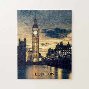 Custom Text London Jigsaw Puzzle