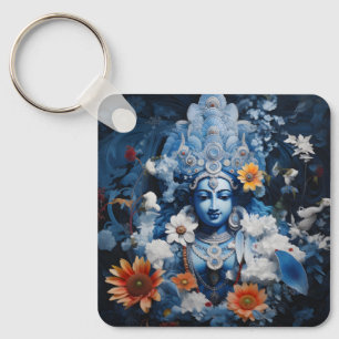Custom text, Lord Shiva Keychain