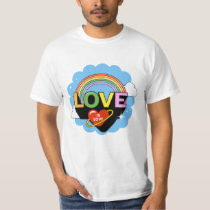 Custom Text "Love Is Love" T-Shirt