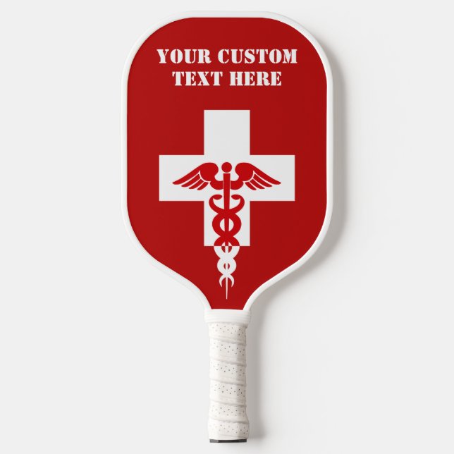 Custom Text Medical Professional Pickleball Paddle (Front)