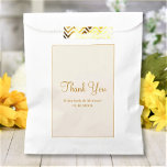 Custom Text Message Thank You Favour Bag<br><div class="desc">Customize the text and easily create your personalized favour bag. Click CUSTOMIZE FURTHER to change the background colour or text colour. You can TRANSFER this DESIGN on other Zazzle products and adjust it to fit most of the Zazzle items. Standard Studio designs are made in high-resolution vector graphics for a...</div>